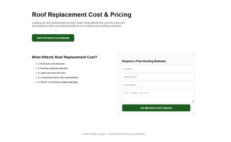 roof-replacement-cost-landing-page-template